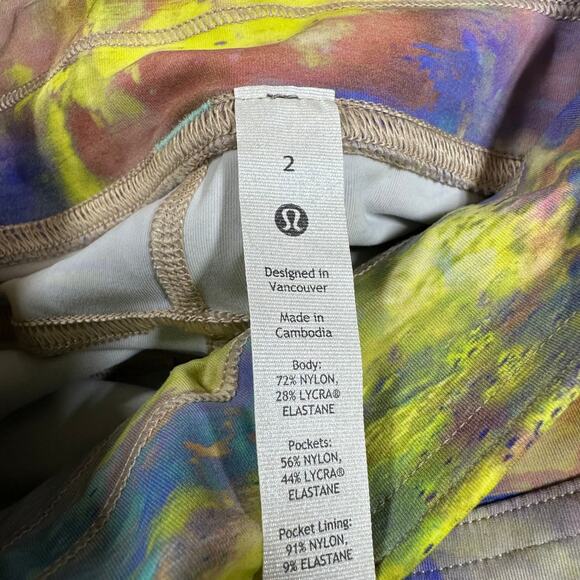 Lululemon Cargo Super-High-Rise Hiking Short 8" Altered Nature Multi Size 2 NWT - Picture 6 of 12